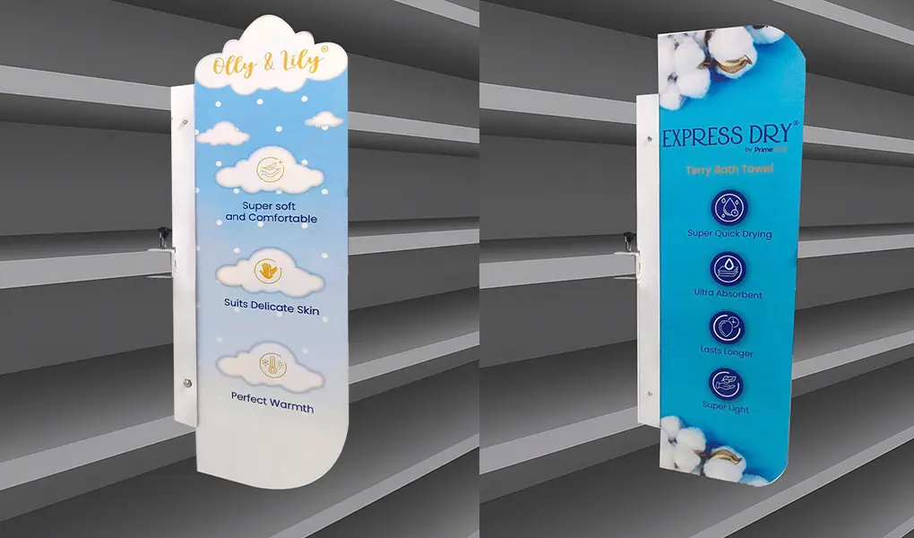 Aisle Bay Breaker Shelf Divider - Model 2